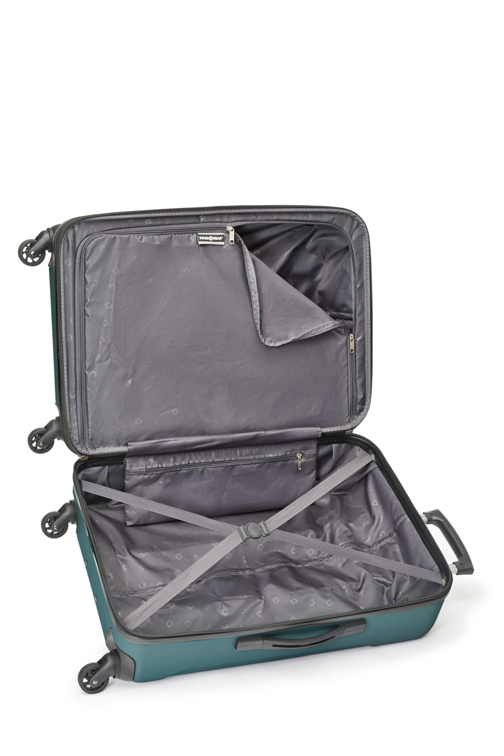 SWISSGEAR - Central Lite Collection Hardside Luggage 3 Piece Set - Teal - 06