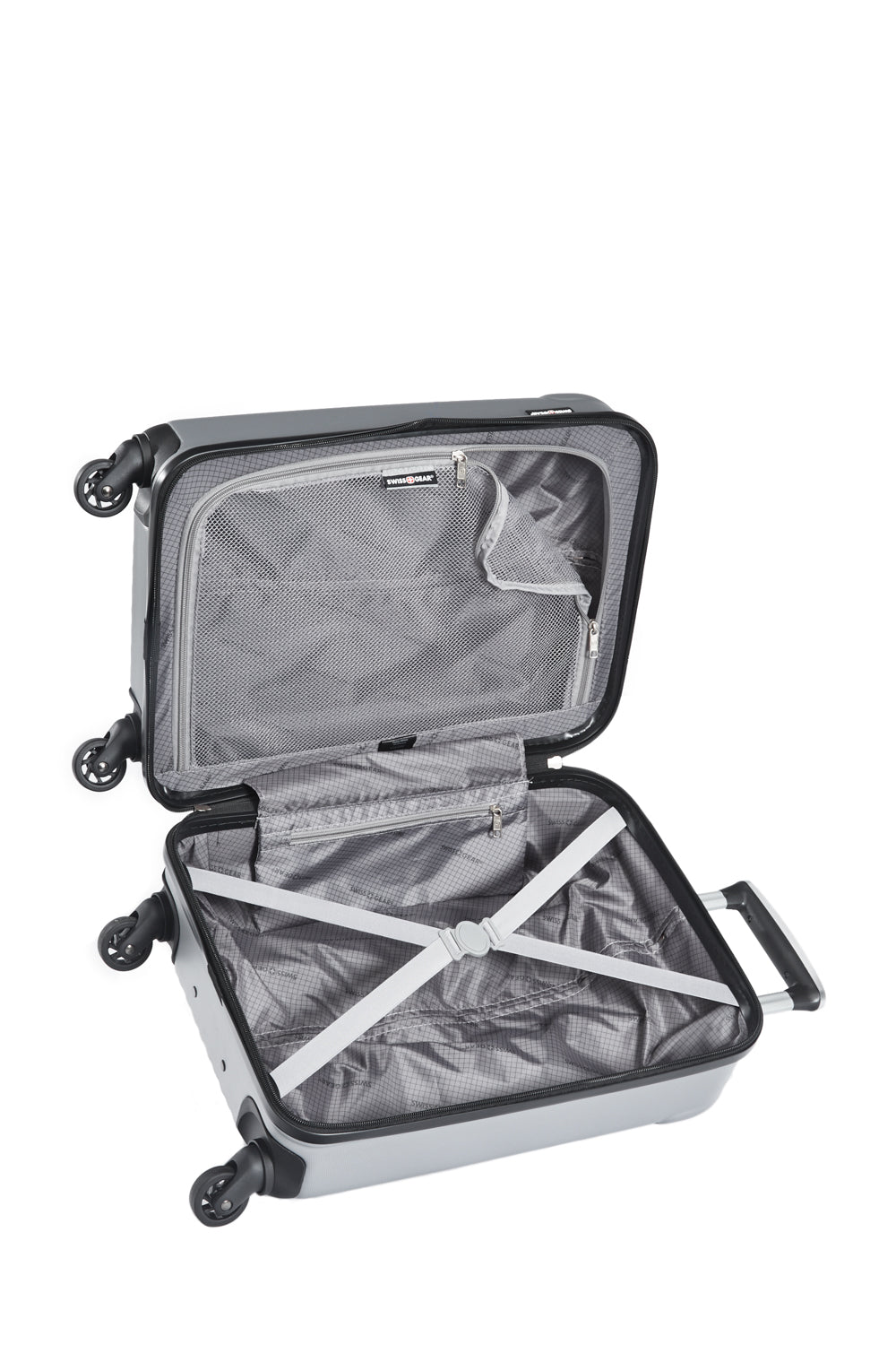 SWISSGEAR - Linigno Collection Carry-On Hardside Luggage - Silver - 05