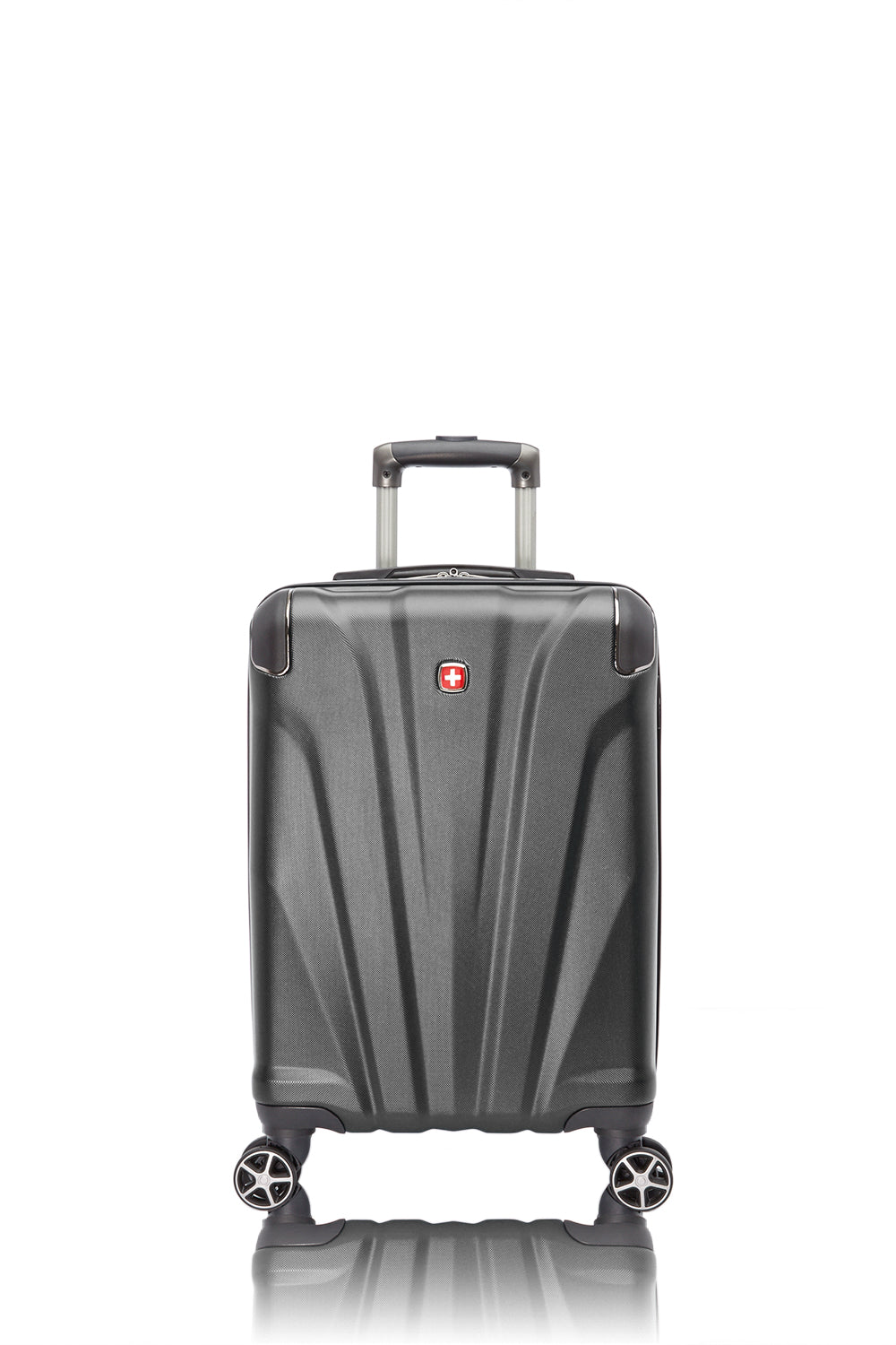 SWISSGEAR - Global Traveller Collection Carry-On Hardside Luggage - Charcoal - 01