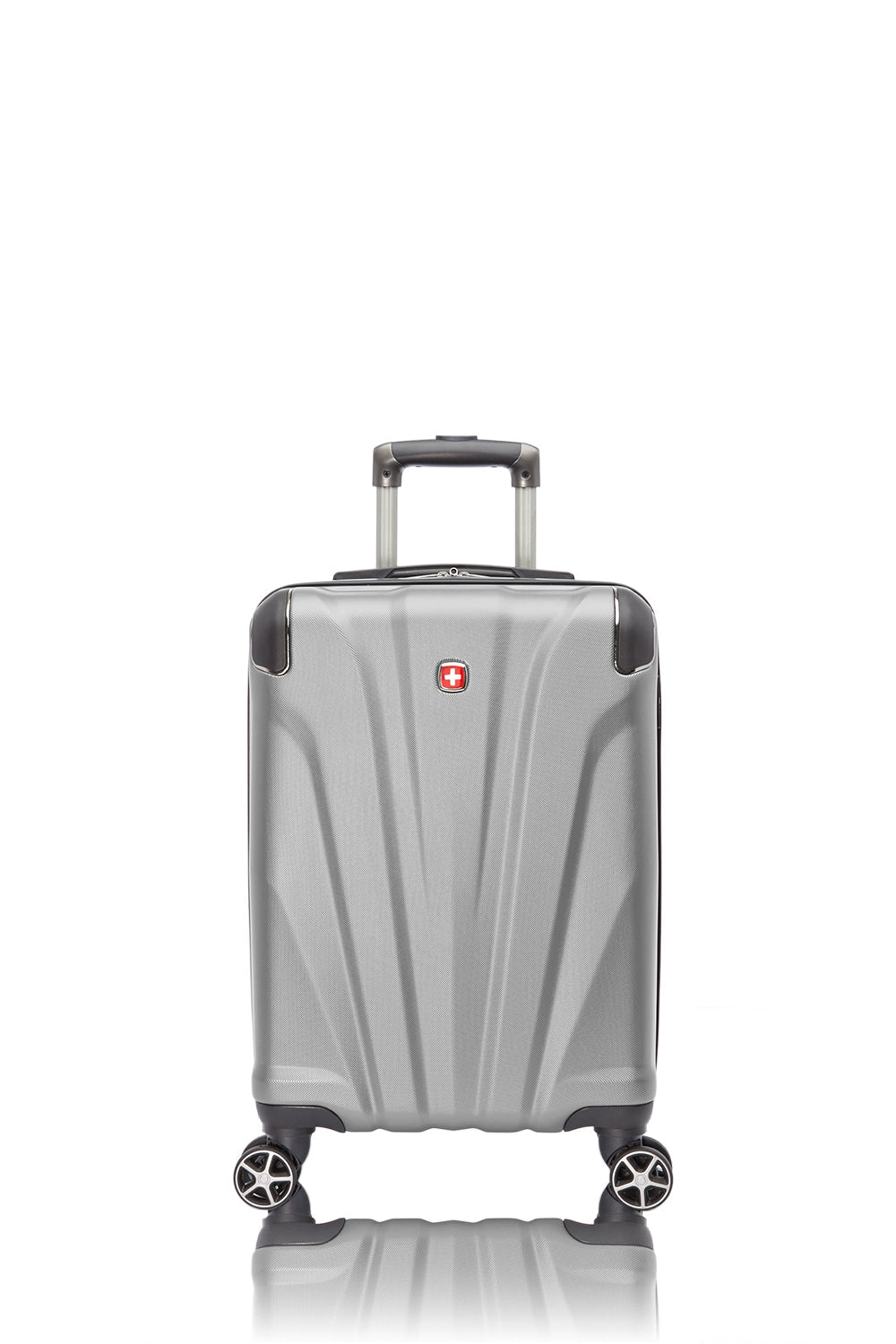 SWISSGEAR - Global Traveller Collection Carry-On Hardside Luggage - Silver - 01