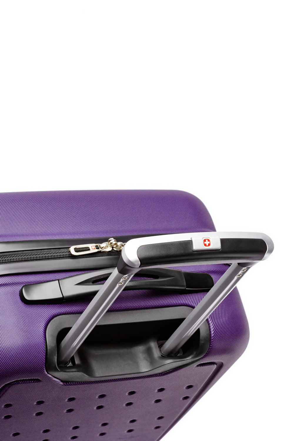 SWISSGEAR - 3D Lite Collection Hardside Luggage 3 Piece Set - Purple - 03