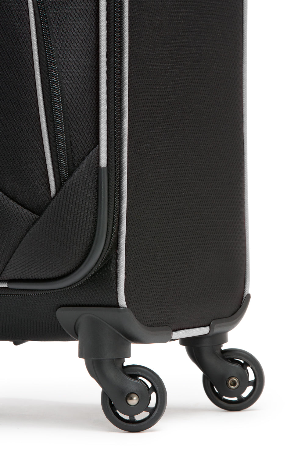 SWISSGEAR - Basel Collection Carry-On Upright Luggage - Black Silver - 07