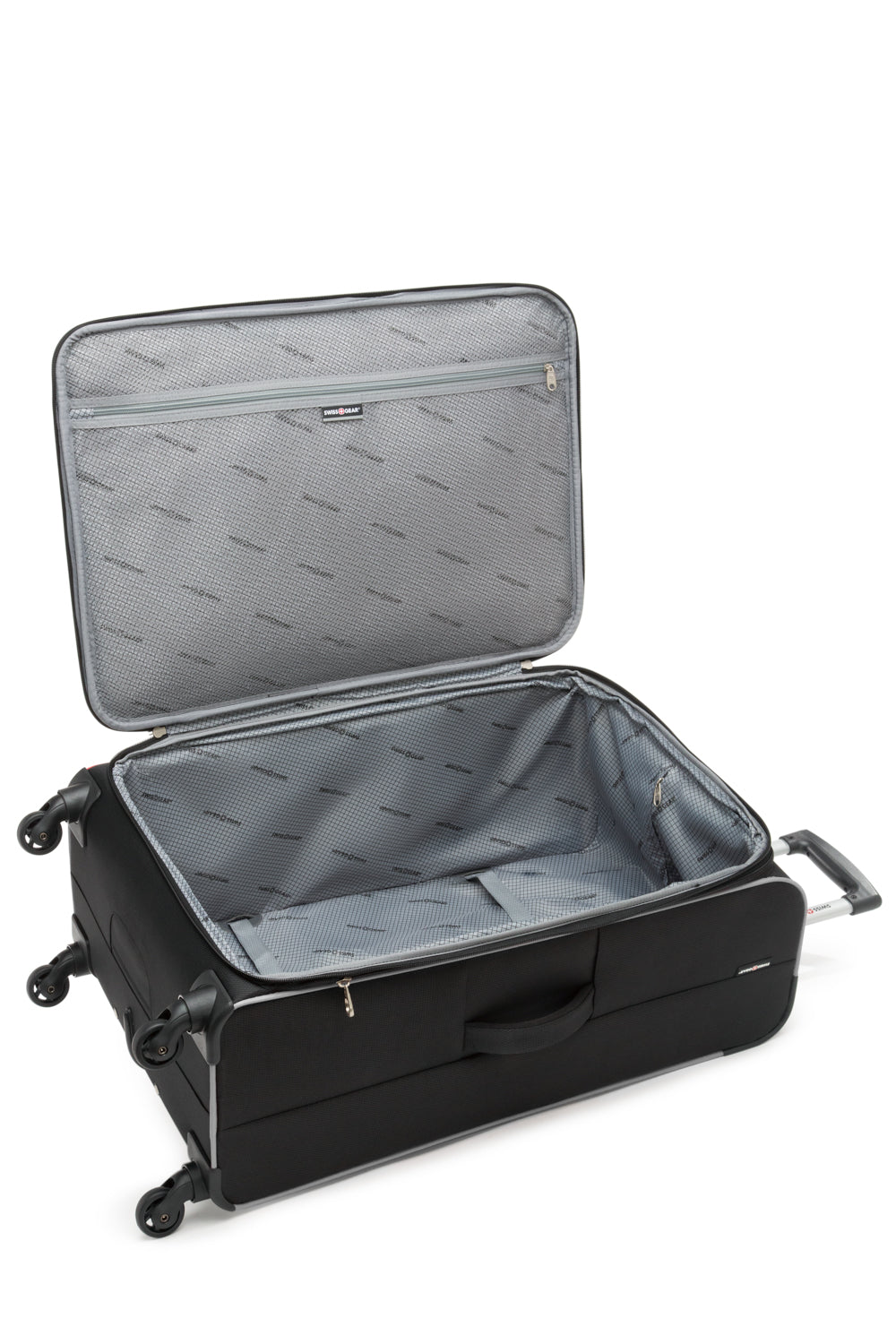 SWISSGEAR - Basel Collection Upright Luggage 3 Piece Set - Black Silver - 03