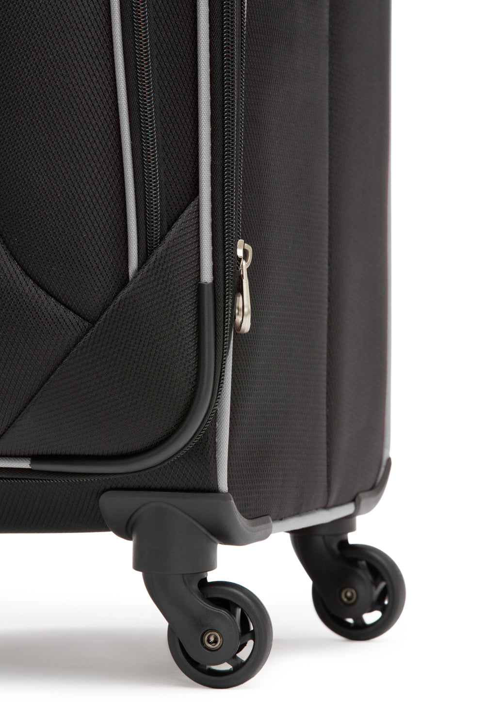 SWISSGEAR - Basel Collection Upright Luggage 3 Piece Set - Black Silver - 05