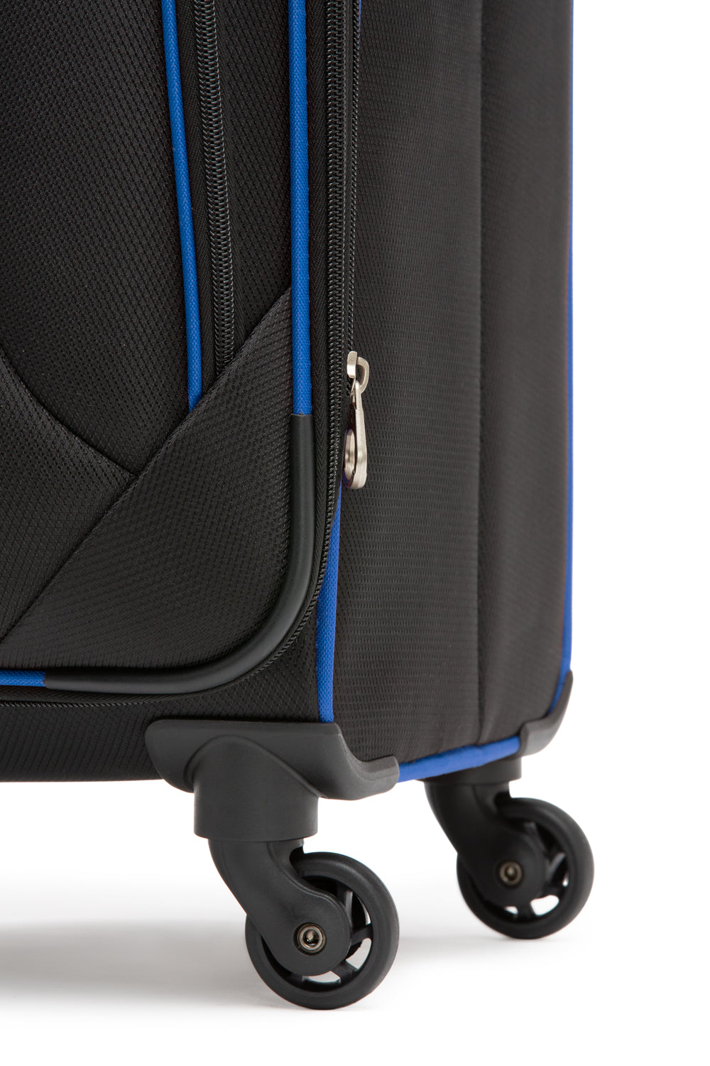 SWISSGEAR - Basel Collection Upright Luggage 3 Piece Set - Black Blue - 06