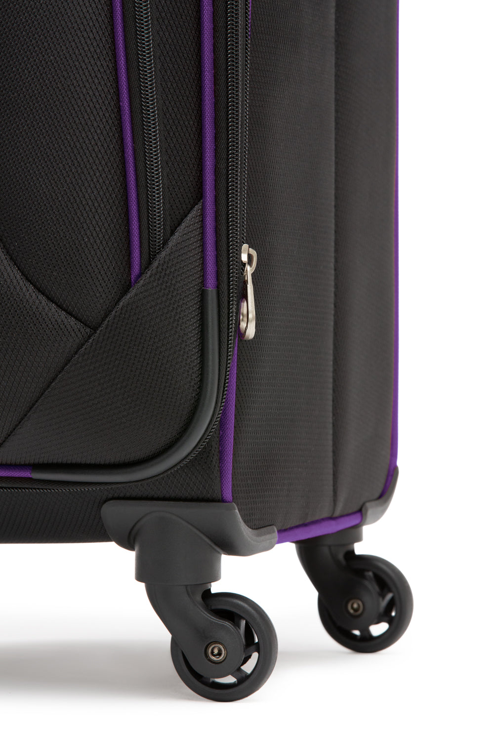 SWISSGEAR - Basel Collection Upright Luggage 3 Piece Set - Black Purple - 06
