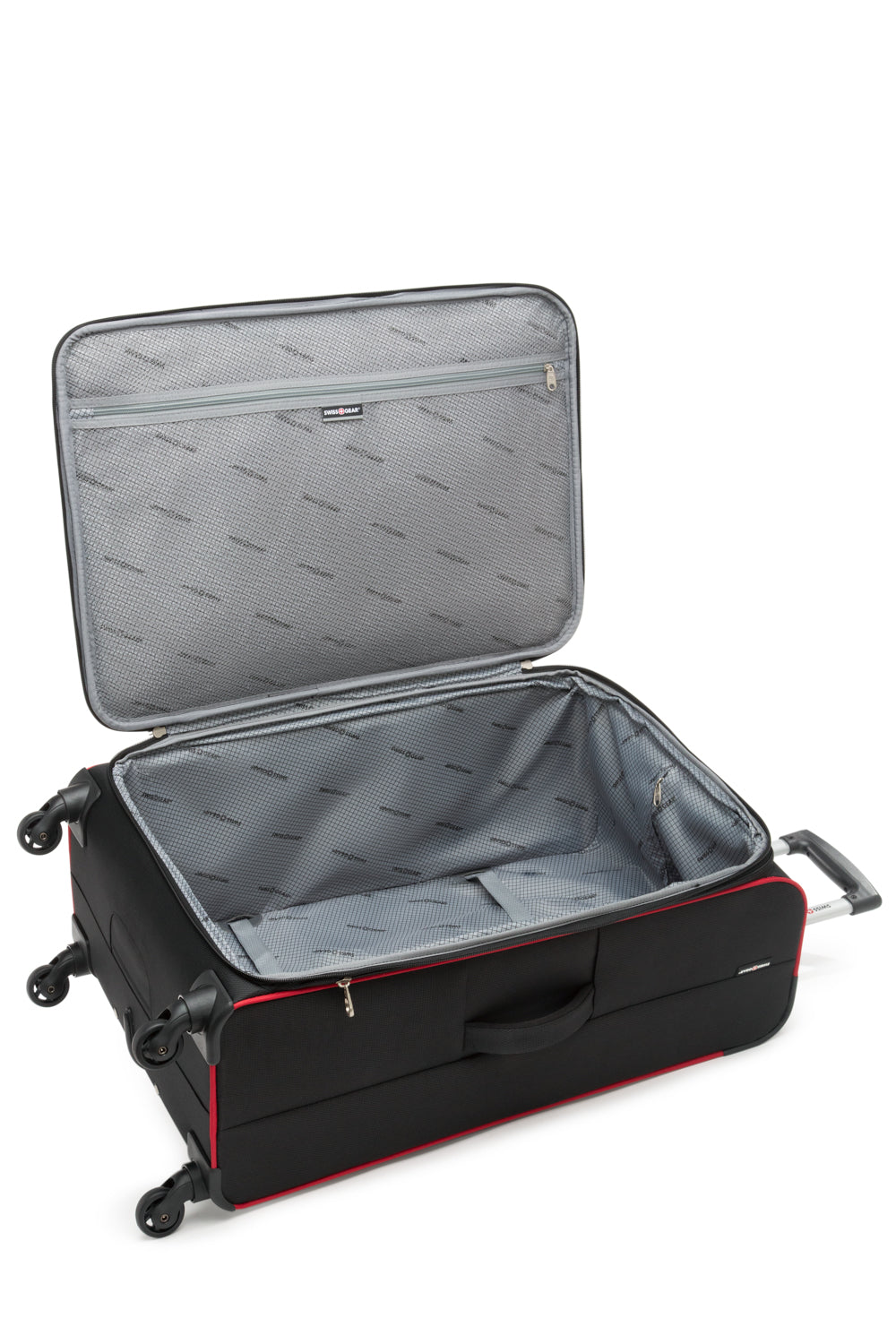 SWISSGEAR - Basel Collection Upright Luggage 3 Piece Set - Black Red - 03