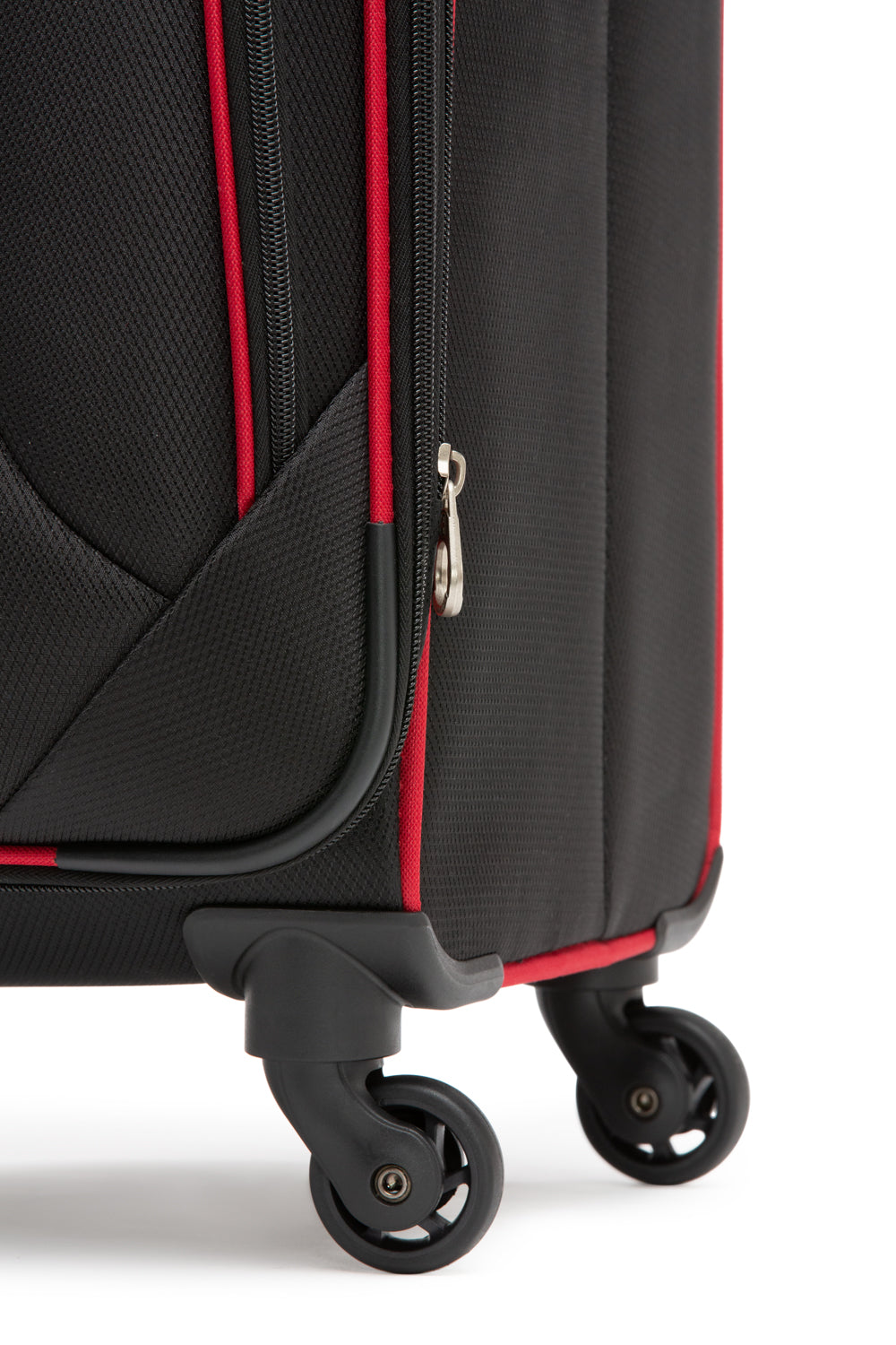 SWISSGEAR - Basel Collection Upright Luggage 3 Piece Set - Black Red - 05