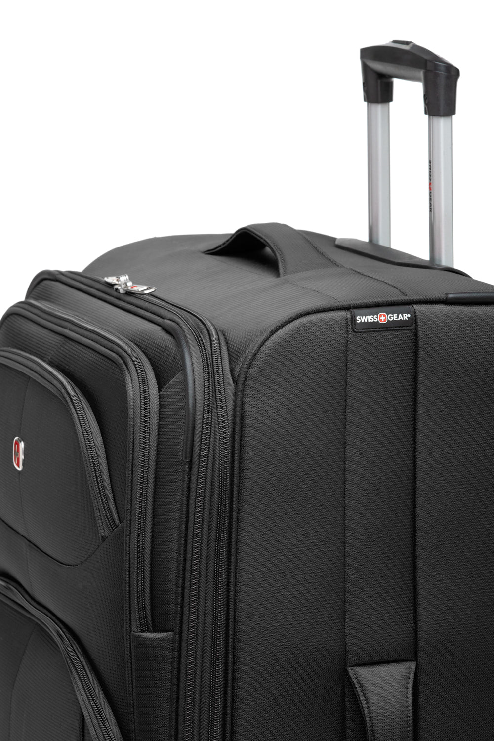 SWISSGEAR - Victorious Collection Upright Luggage 3 Piece Set - Black - 07