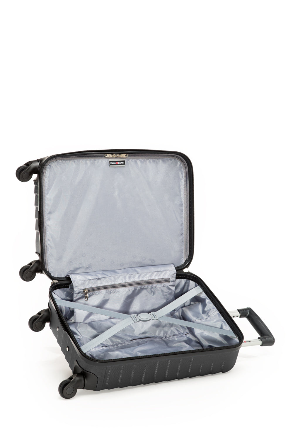 SWISSGEAR - BOLD III Collection Carry-On Hardside Luggage - Black - 05