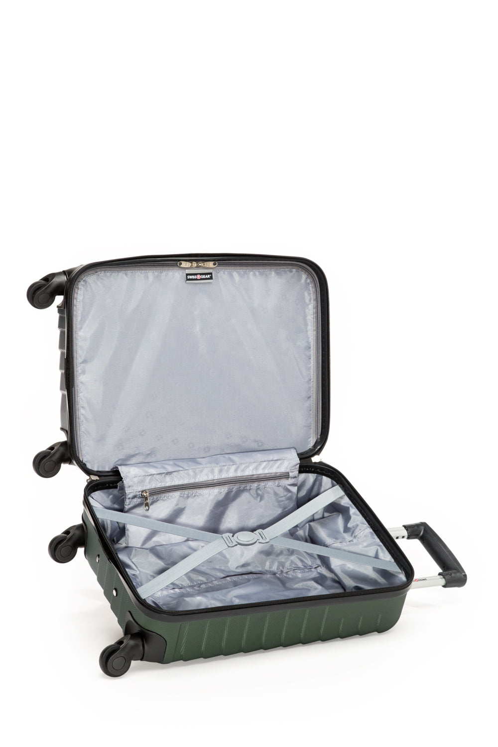 SWISSGEAR - BOLD III Collection Carry-On Hardside Luggage - Forest Green - 05