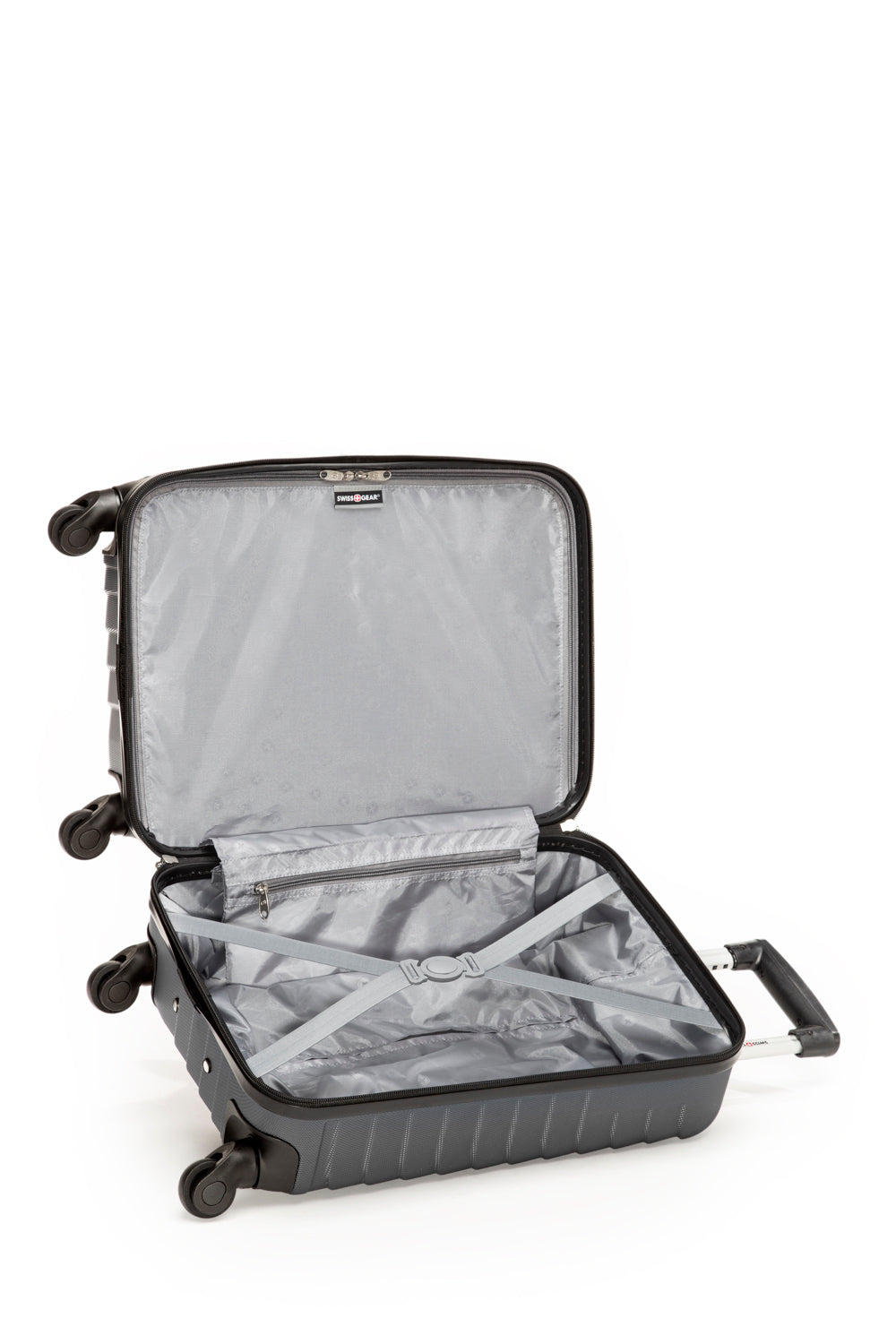 SWISSGEAR - BOLD III Collection Carry-On Hardside Luggage - Charcoal - 05