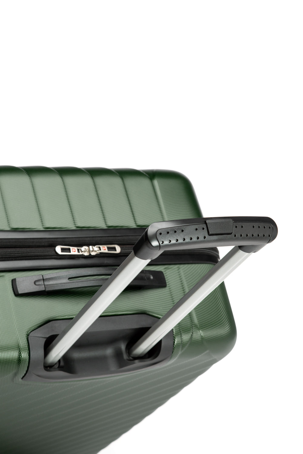 SWISSGEAR - BOLD III Collection Expandable Hardside Luggage 3 Piece Set - Forest Green - 04