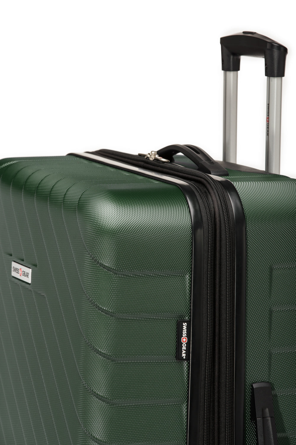 SWISSGEAR - BOLD III Collection Expandable Hardside Luggage 3 Piece Set - Forest Green - 06