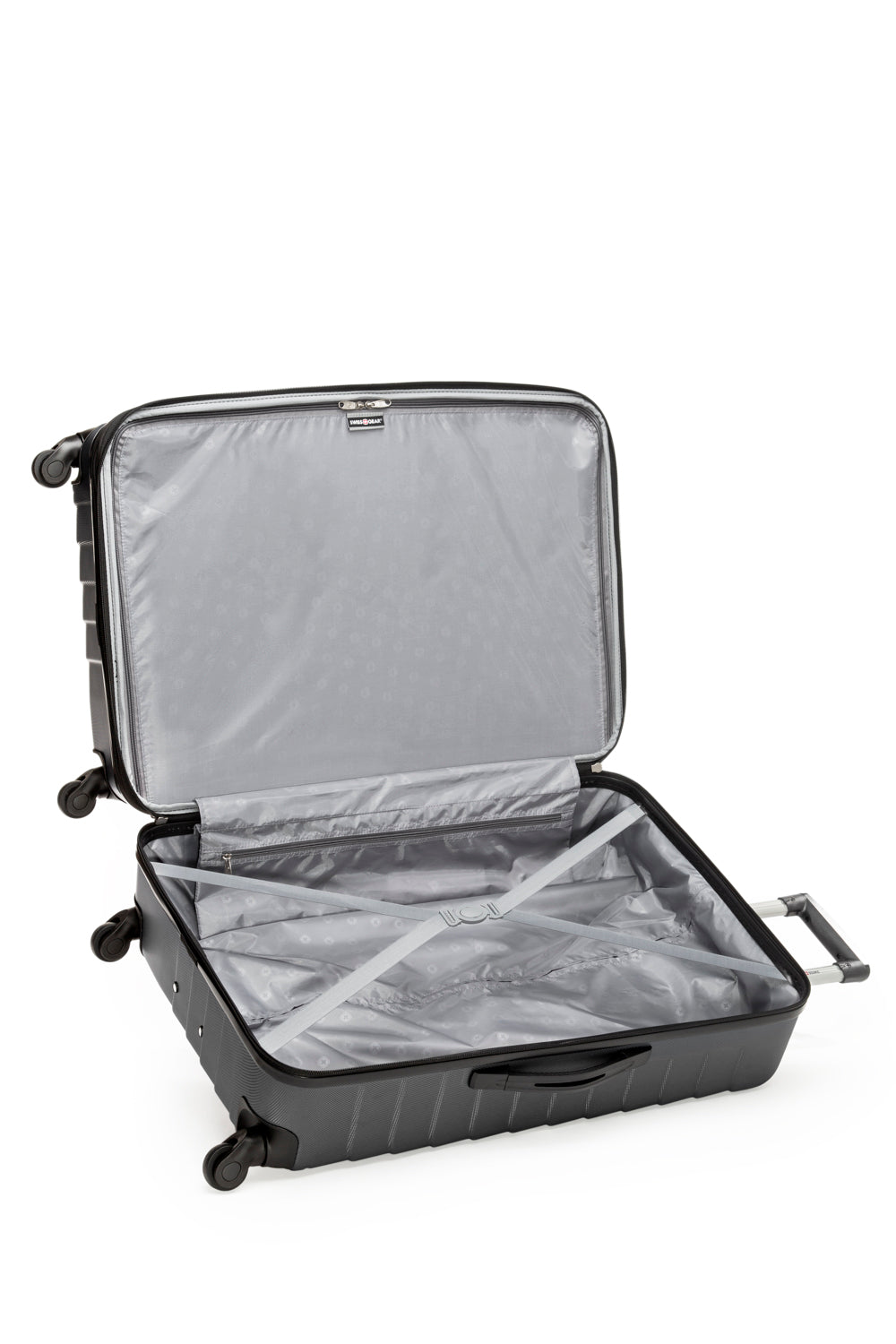 SWISSGEAR - BOLD III Collection Expandable Hardside Luggage 3 Piece Set - Charcoal - 04