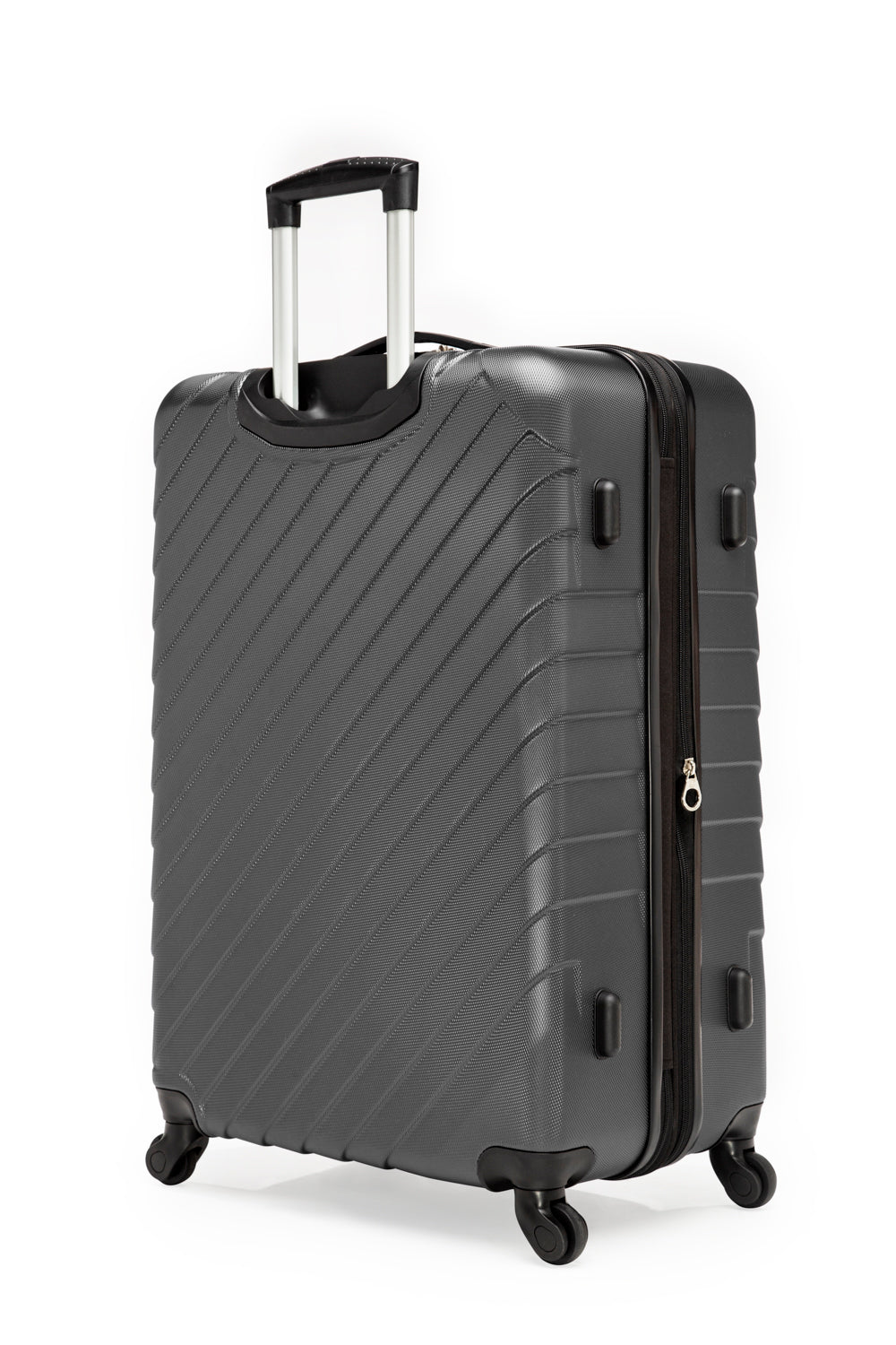 SWISSGEAR - BOLD III Collection Expandable Hardside Luggage 3 Piece Set - Charcoal - 03