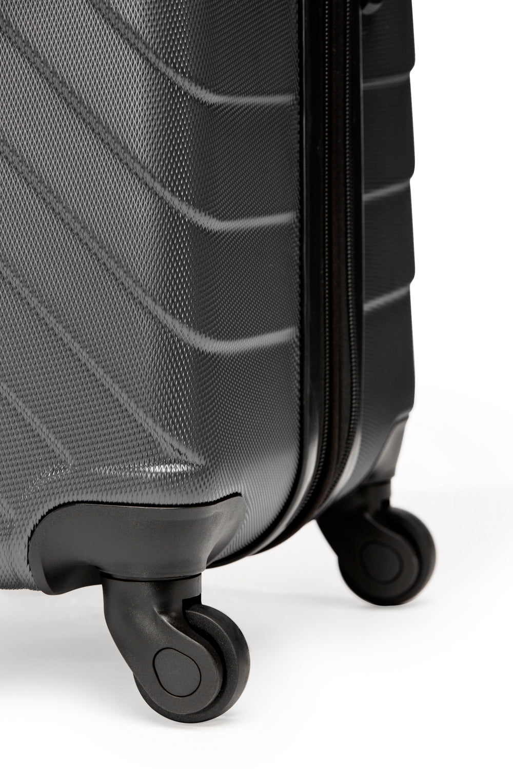 SWISSGEAR - BOLD III Collection Expandable Hardside Luggage 3 Piece Set - Charcoal - 06