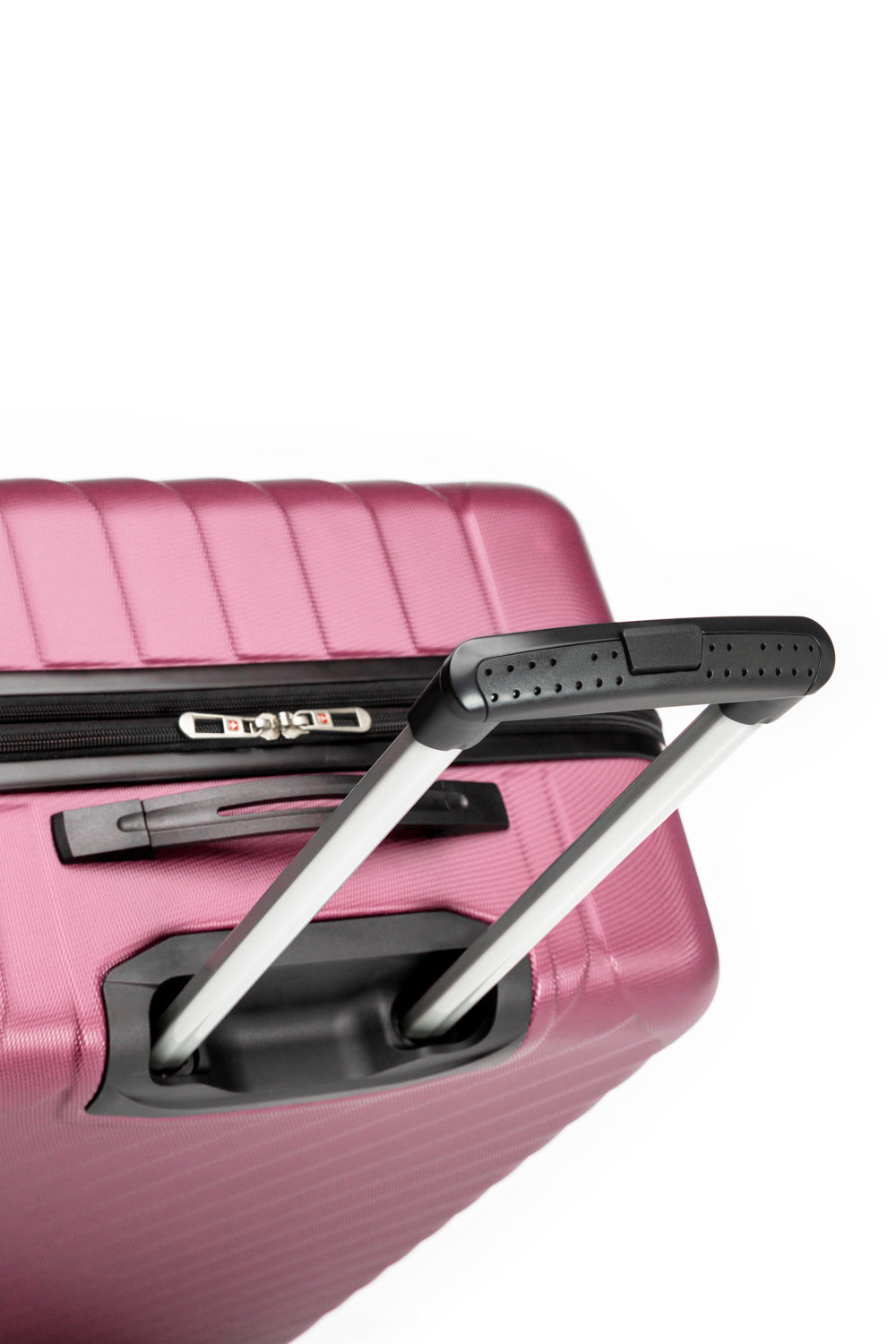 SWISSGEAR - BOLD III Collection Expandable Hardside Luggage 3 Piece Set - Rose - 05