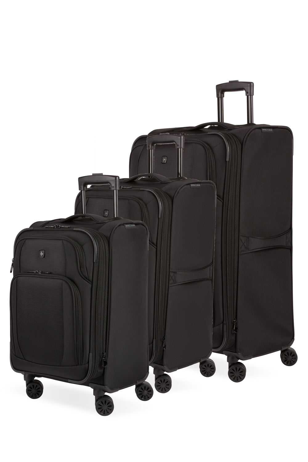 SWISSGEAR Sion II Expandable Spinner 3 Piece Set - Black