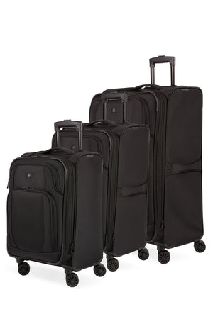SWISSGEAR Sion II Expandable Spinner 3 Piece Set - Black