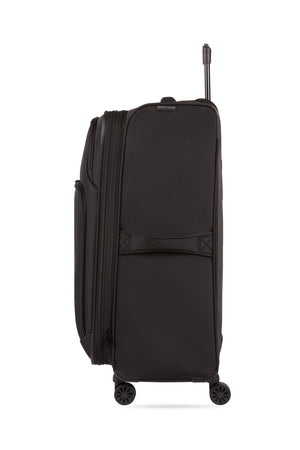 SWISSGEAR 36400 Expandable 3pc Spinner Luggage Set - Black-expands by 2
