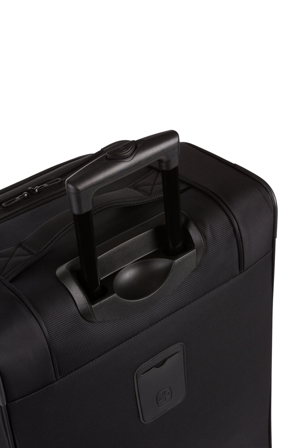 SWISSGEAR 36400 Expandable 3pc Spinner Luggage Set - Black-Locking, aluminum extension handle
