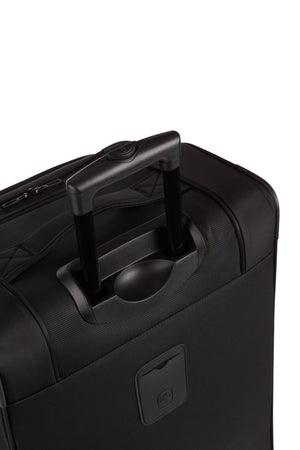 SWISSGEAR 36400 Expandable 3pc Spinner Luggage Set - Black-Locking, aluminum extension handle