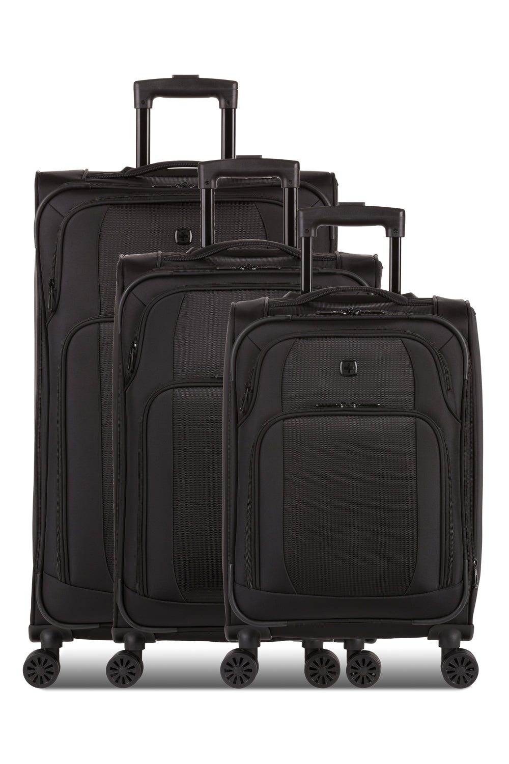 SWISSGEAR Sion II Expandable Spinner 3 Piece Set - Black