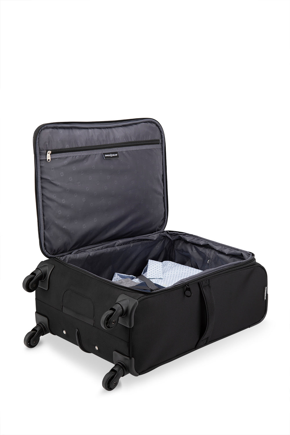 SWISSGEAR - NOUVEAU Collection 3 Piece Expandable Upright Luggage Set - Black - 03