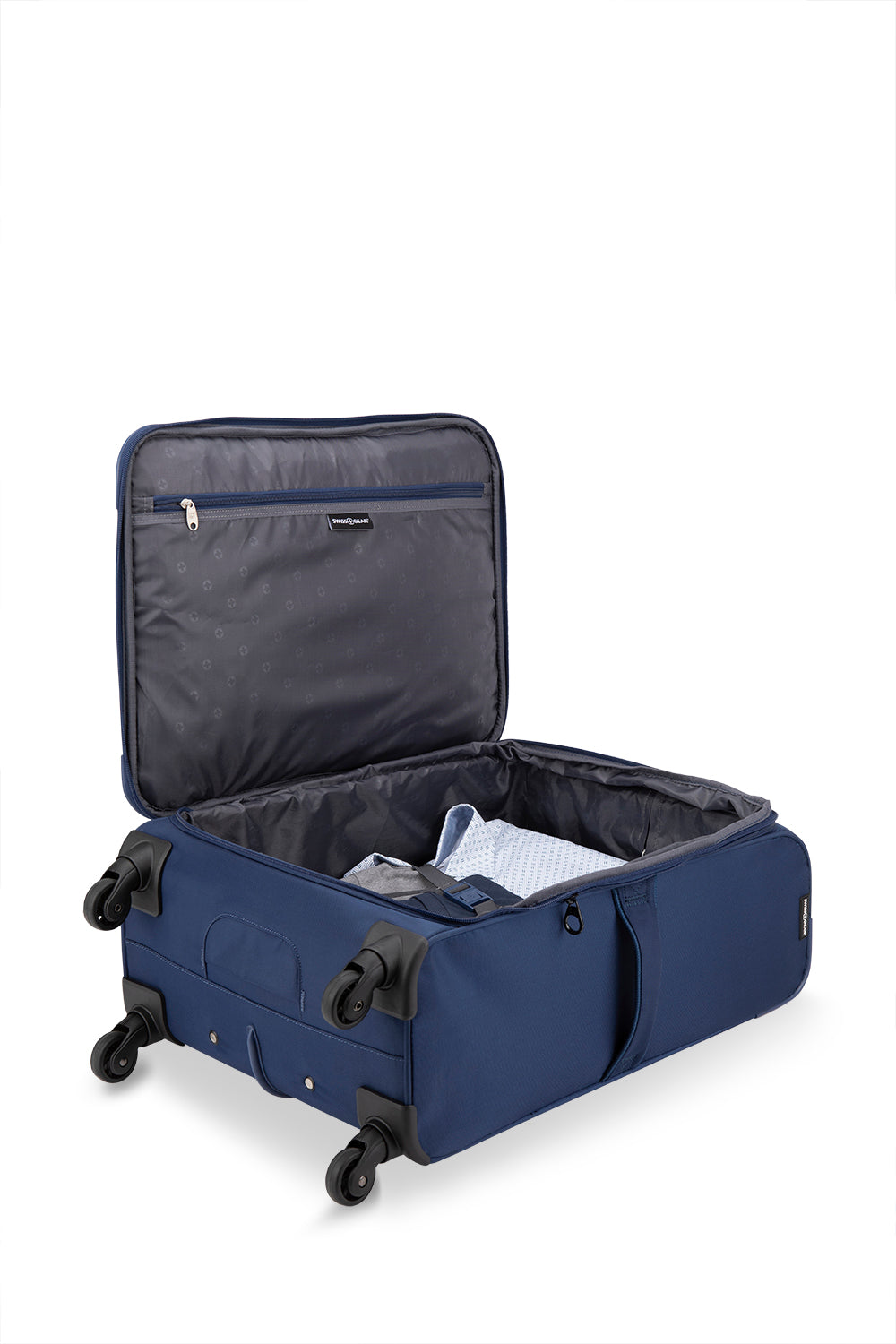 SWISSGEAR - NOUVEAU Collection 3 Piece Expandable Upright Luggage Set - Navy - 03
