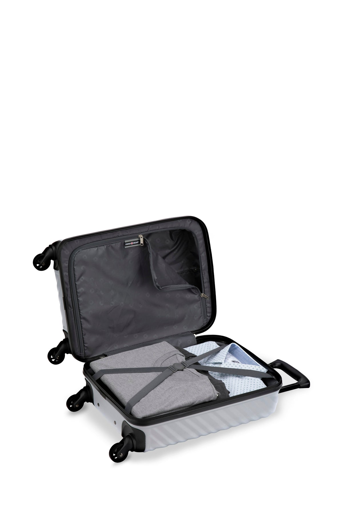 SWISSGEAR - MOD Collection Carry-On Hardside Luggage - Silver - 05