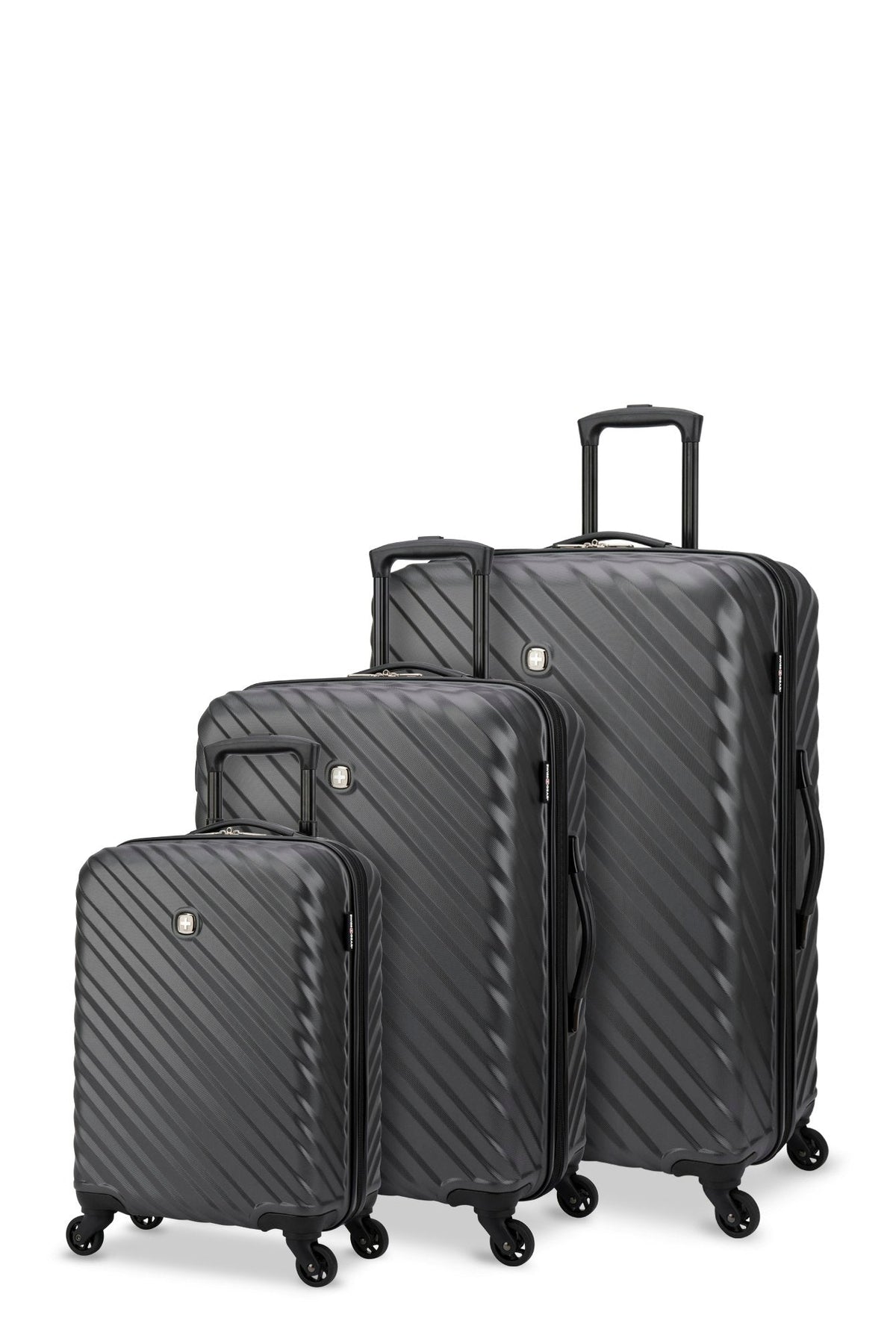 SWISSGEAR - MOD Collection Hardside 3 Piece Set - Charcoal - 02