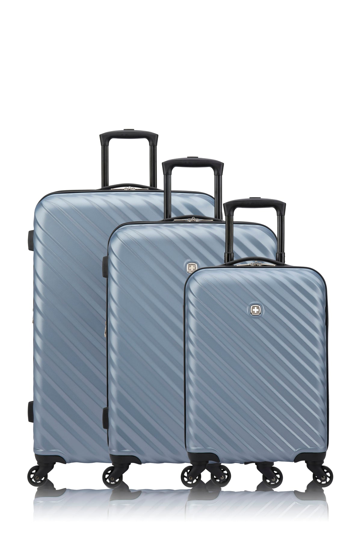 SWISSGEAR - MOD Collection Hardside 3 Piece Set - Blue - 01