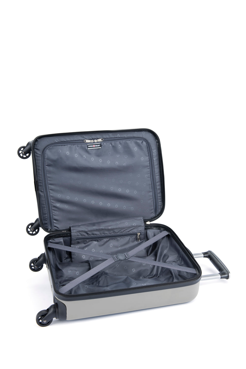 SWISSGEAR - MAMMOTH Collection Expandable Hardside Luggage 3 Piece Set - Silver - 03