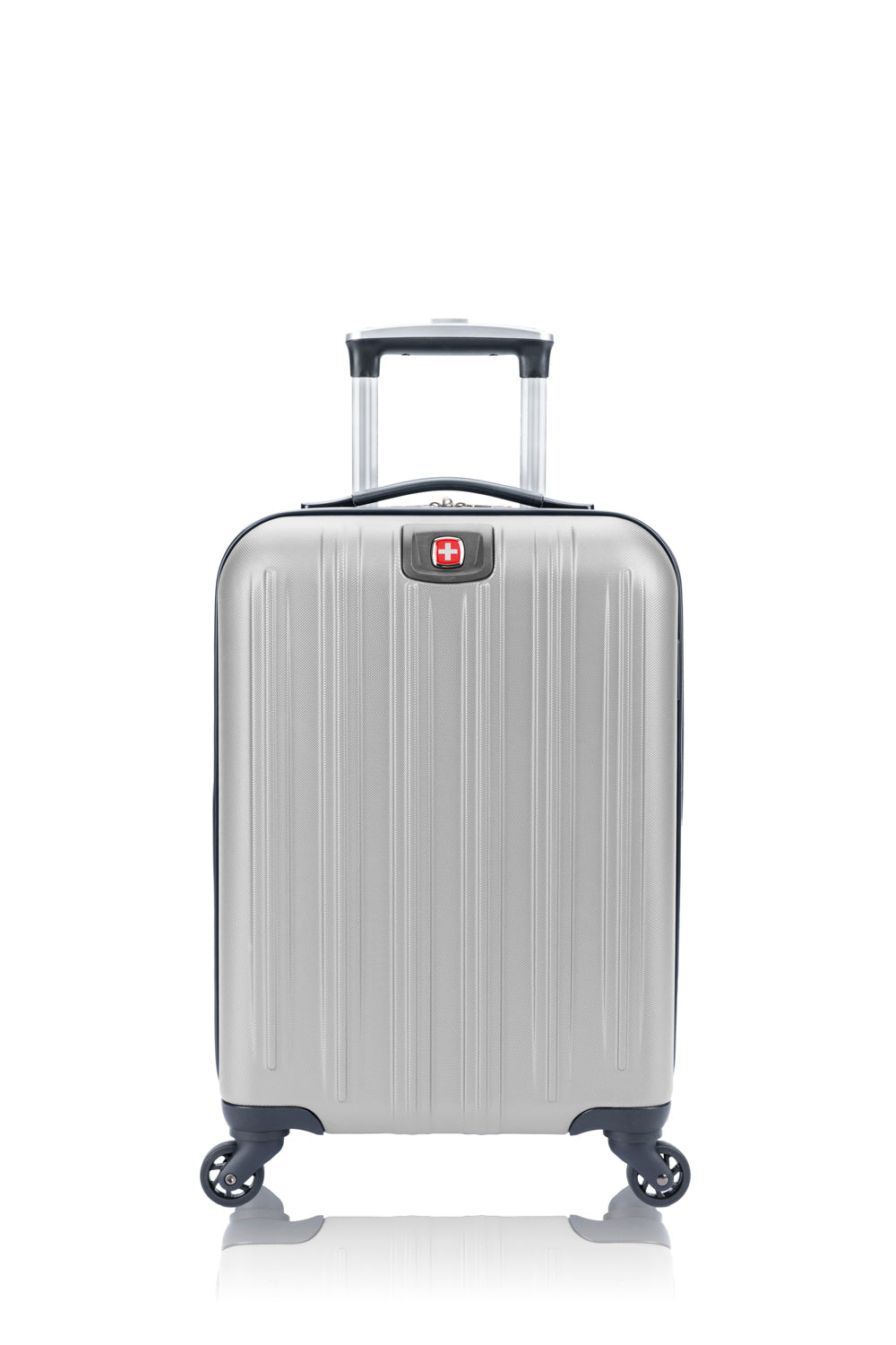 SWISSGEAR - Mammoth Collection Carry-on Hardside Luggage - Silver - 01