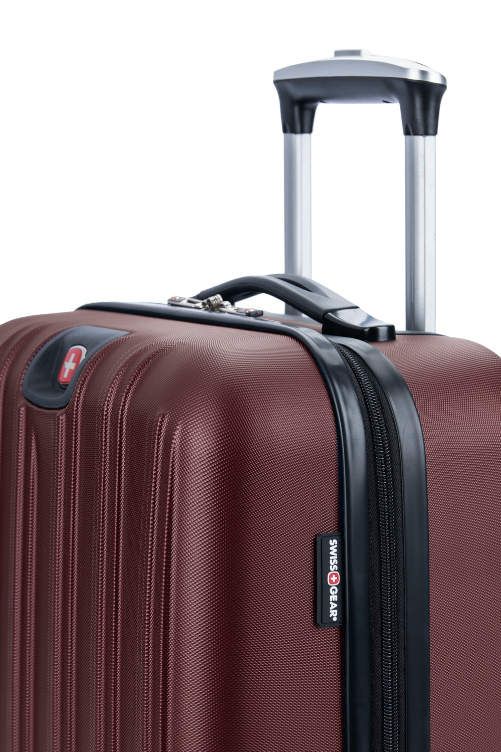 SWISSGEAR - Mammoth Collection Carry-on Hardside Luggage - Wine - 08
