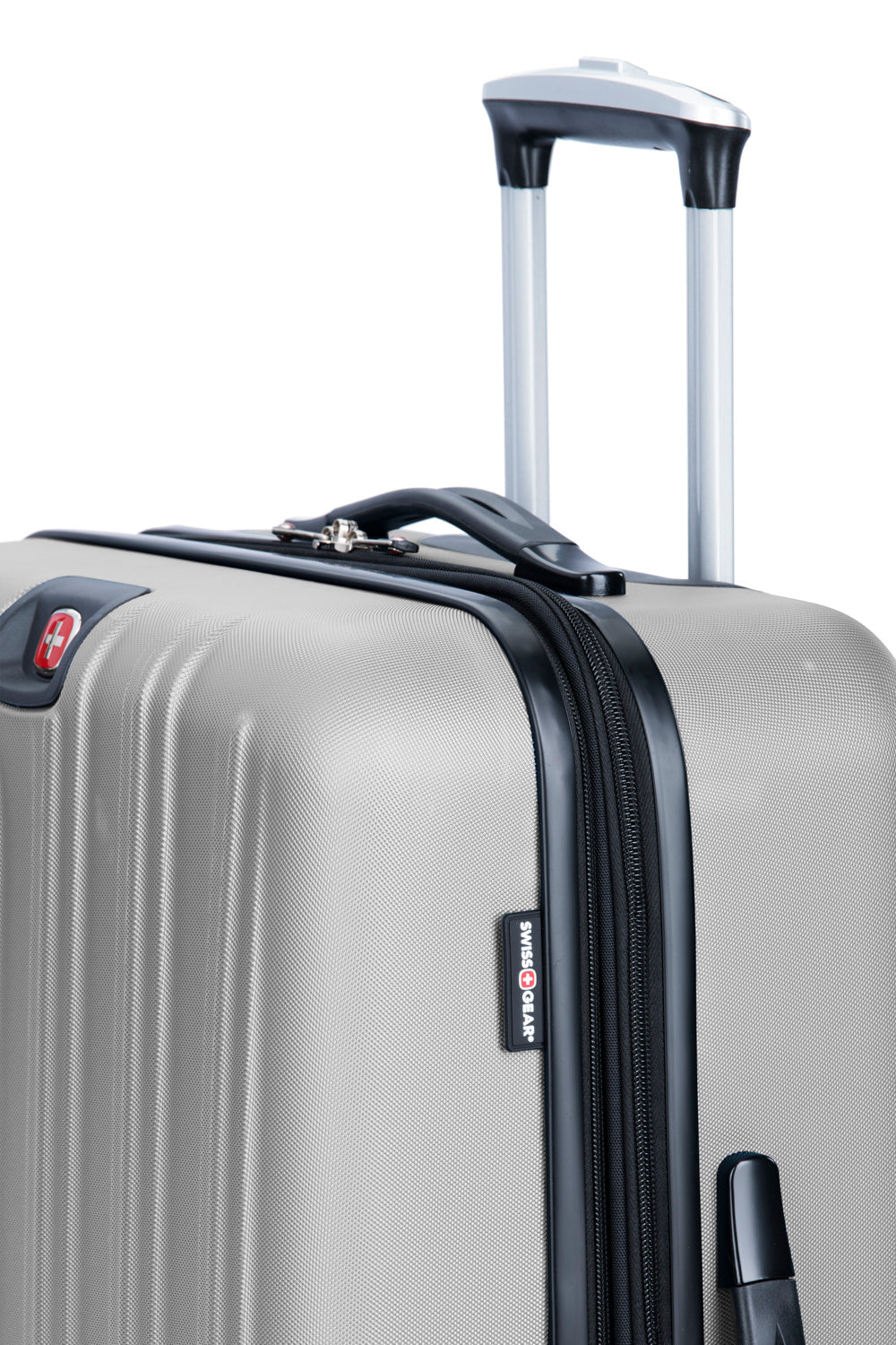 SWISSGEAR - MAMMOTH Collection Expandable Hardside Luggage 3 Piece Set - Silver - 08