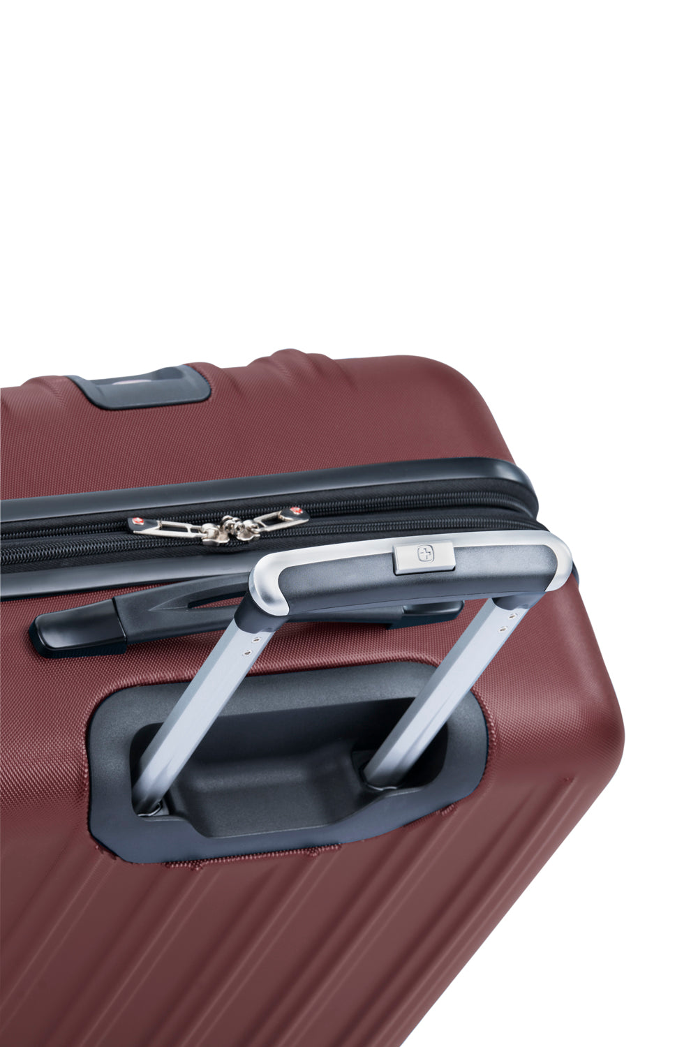 SWISSGEAR - MAMMOTH Collection Expandable Hardside Luggage 3 Piece Set - Wine - 06