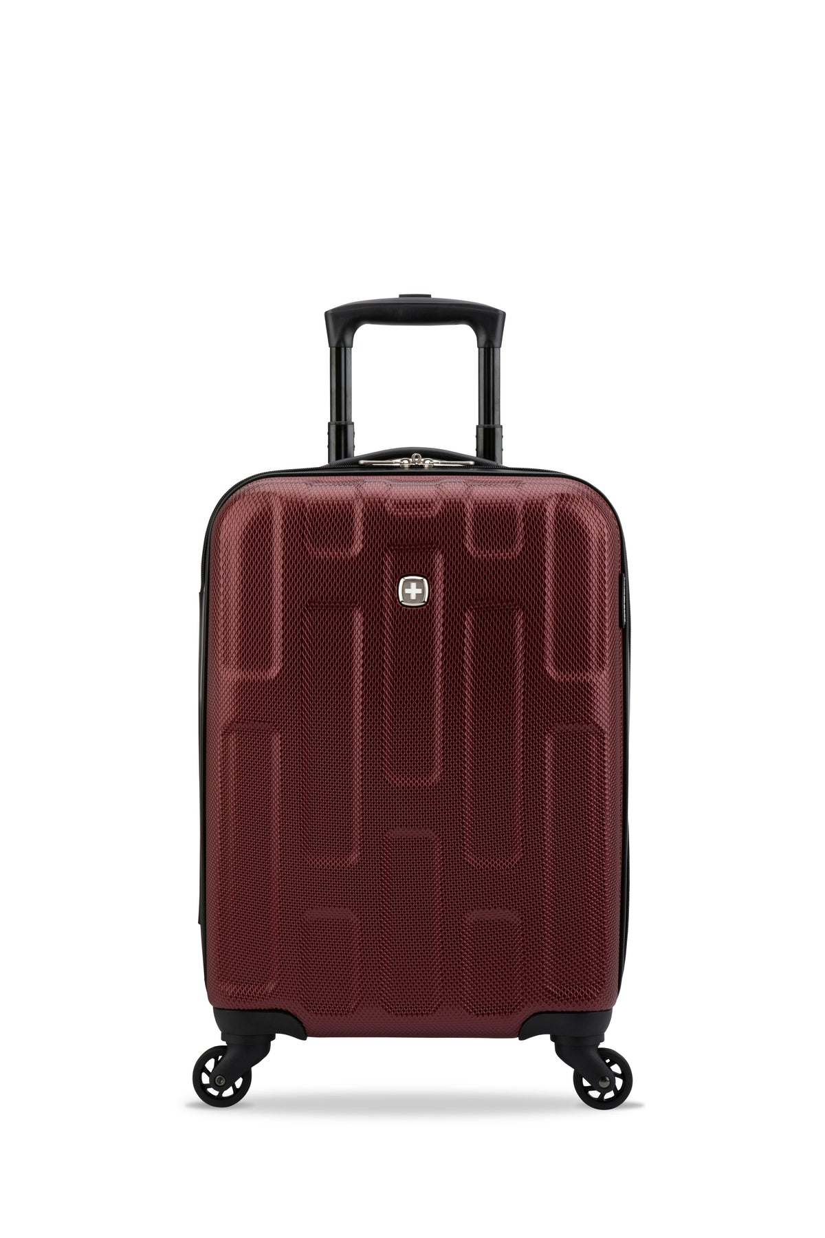 SWISSGEAR - Spring Break Collection Carry-On Hardside - Burgundy - 04