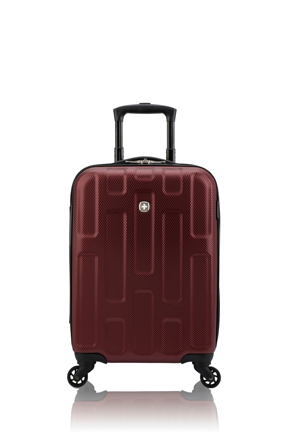 SWISSGEAR - Spring Break Collection Carry-On Hardside - Burgundy - 01