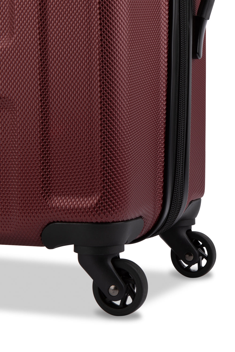 SWISSGEAR - Spring Break Collection Hardside Luggage 2 Piece Set-Black - Burgundy - 08