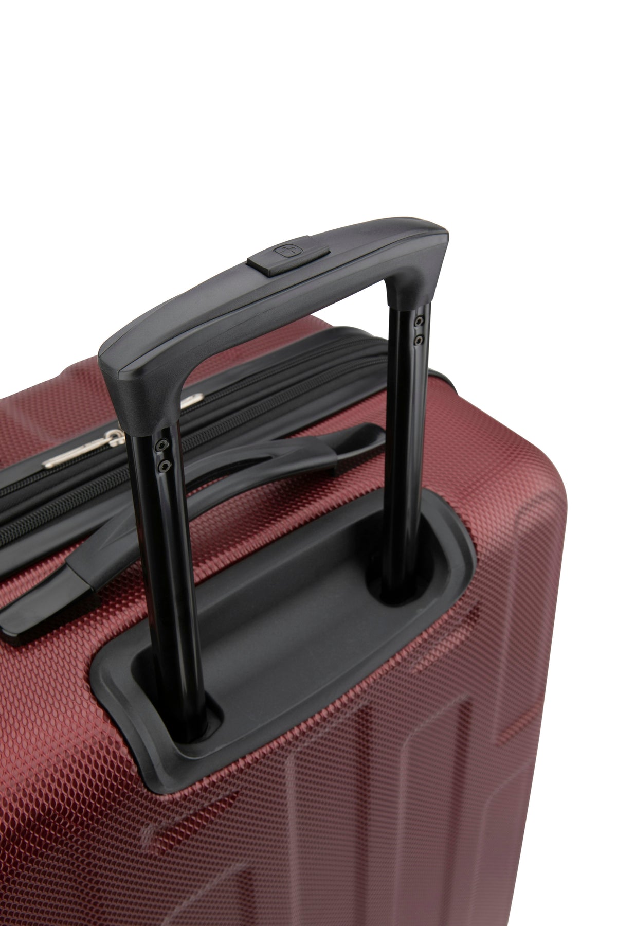 SWISSGEAR - Spring Break Collection Hardside Luggage 3 Piece Set - Burgundy - 04