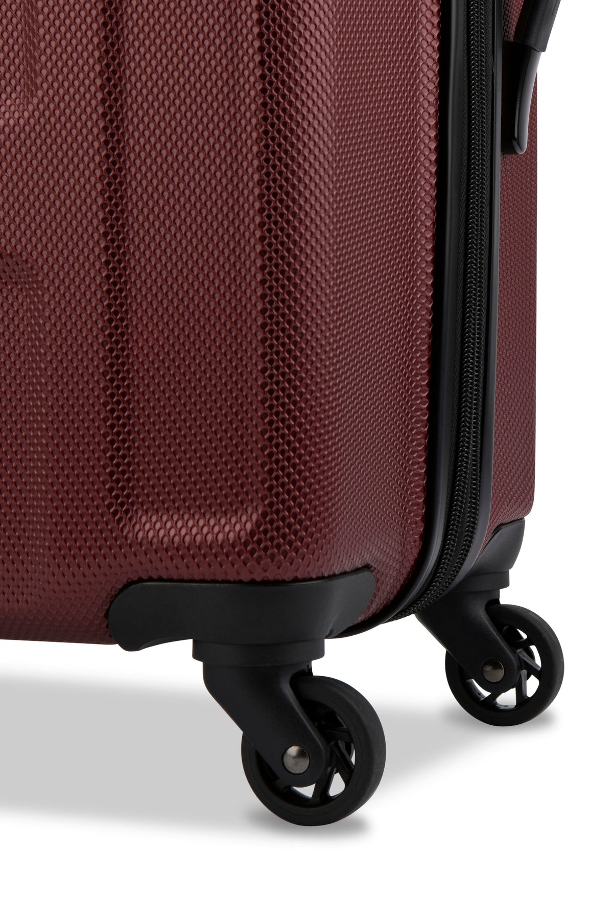 SWISSGEAR - Spring Break Collection Hardside Luggage 3 Piece Set - Burgundy - 05