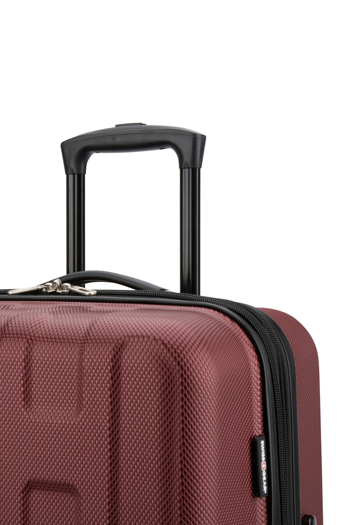 SWISSGEAR - Spring Break Collection Hardside Luggage 3 Piece Set - Burgundy - 07