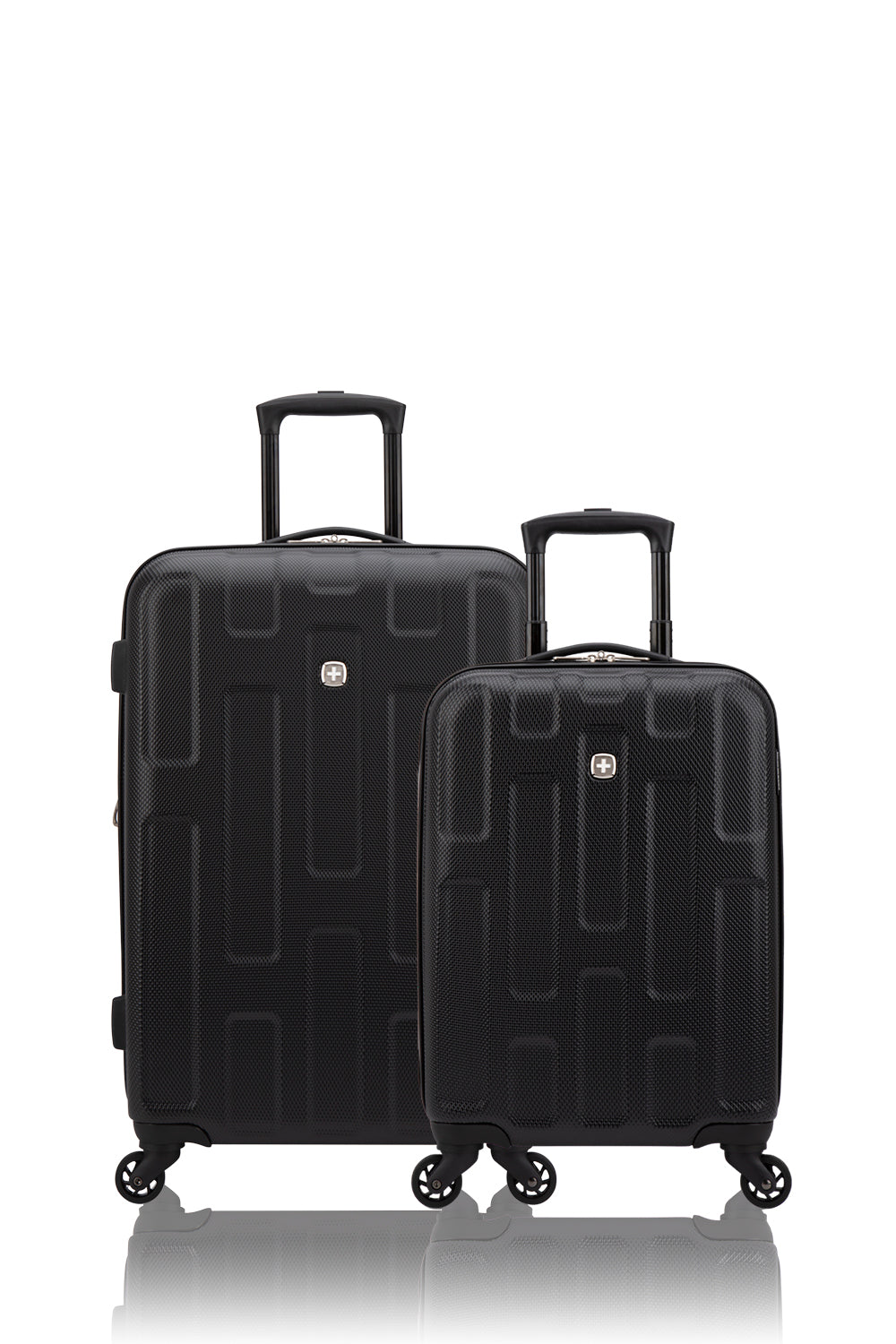 SWISSGEAR - Spring Break Collection Hardside Luggage 2 Piece Set-Black - Black - 02