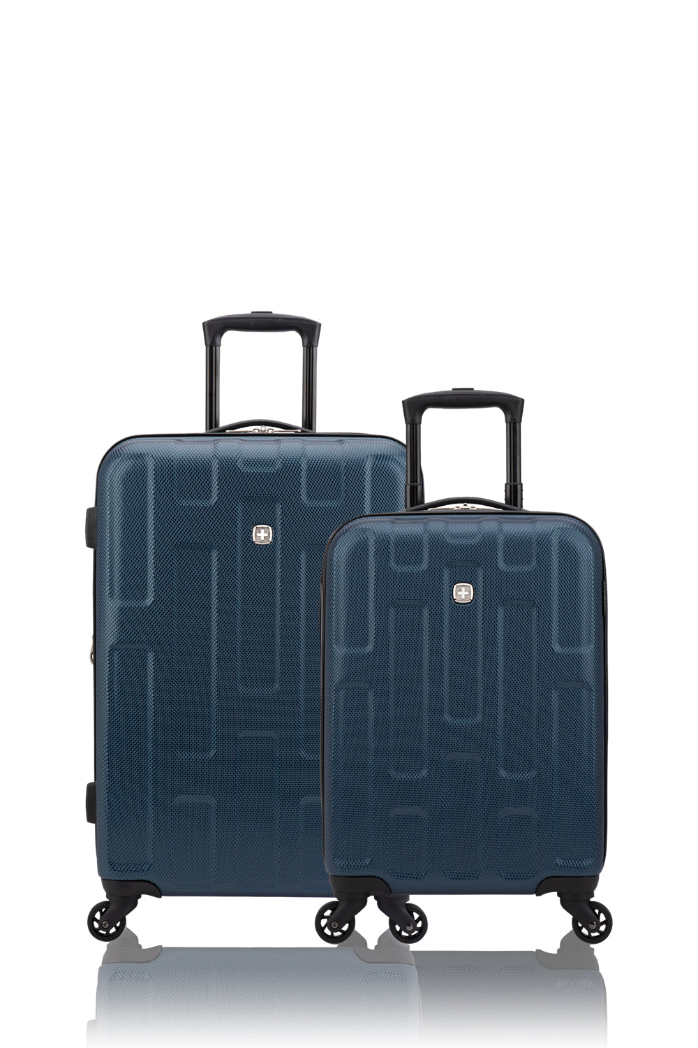 SWISSGEAR - Spring Break Collection Hardside Luggage 2 Piece Set-Black - Blue - 02