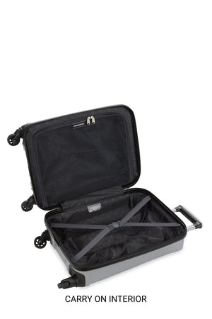 Swissgear 3750 3pc Hardside Spinner Luggage Set - Silver