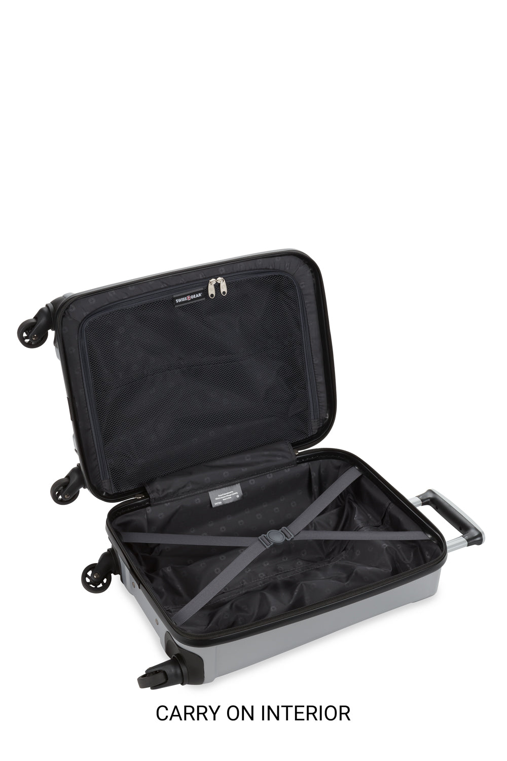 Swissgear 3750 3pc Hardside Spinner Luggage Set - Silver