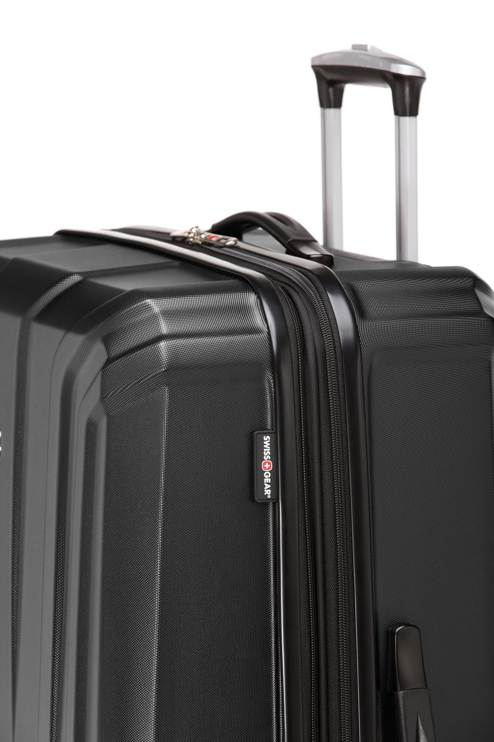 SWISSGEAR - Destination Collection Expandable Hardside Luggage 3 Piece Set - Black - 05