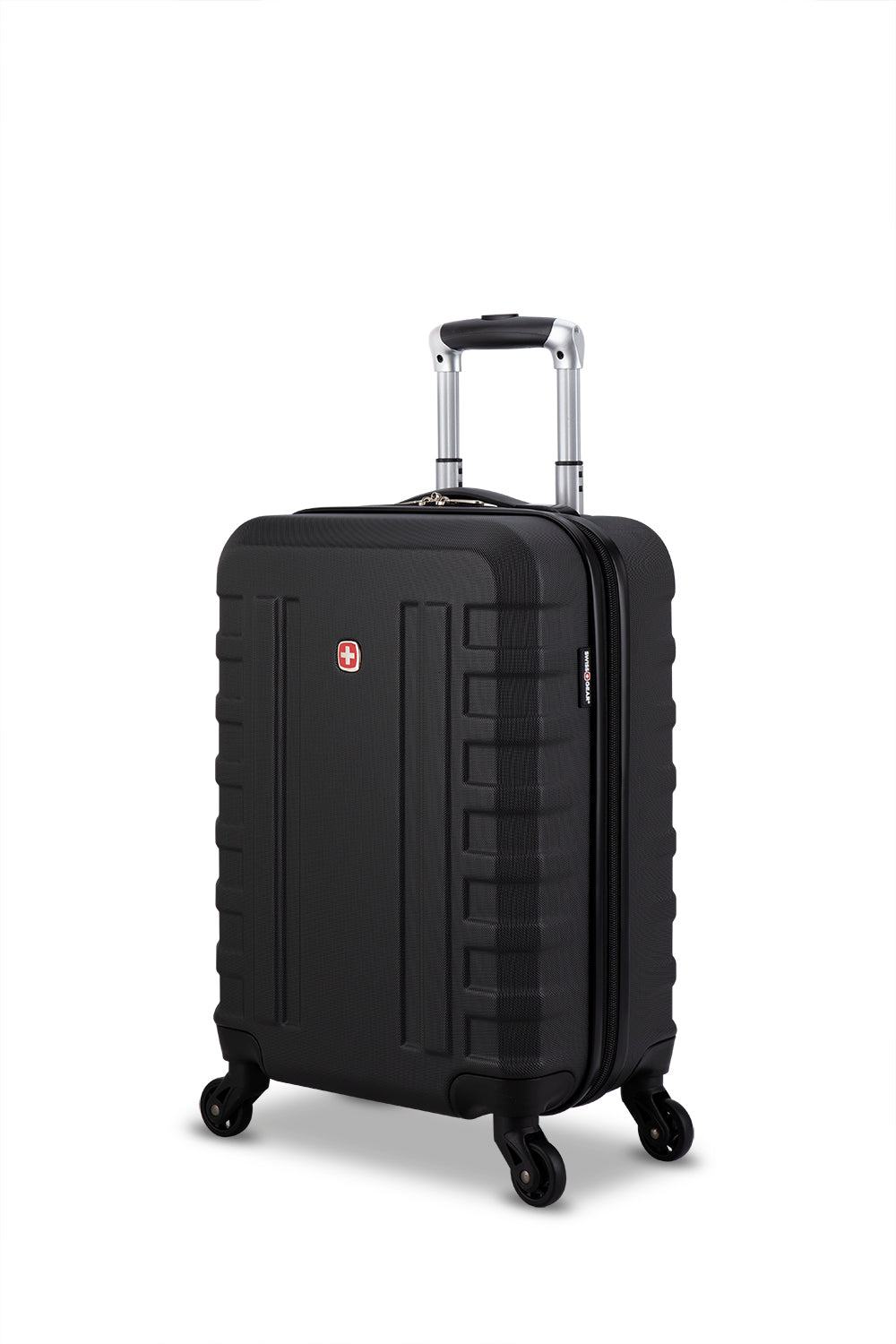 SWISSGEAR - Vernier Collection Carry-on Hardside Luggage - Black - 02